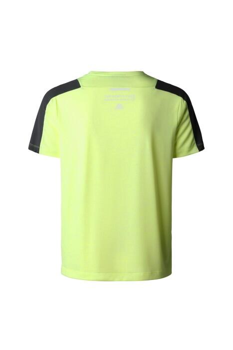 Ma S/S Tee Erkek T-Shirt - NF0A823V Neon Sarı/Asfalt Gri - 2