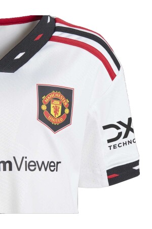 Manchester United 22/23 Away Çocuk Takım Forma - H64051 Siyah/Beyaz - 2