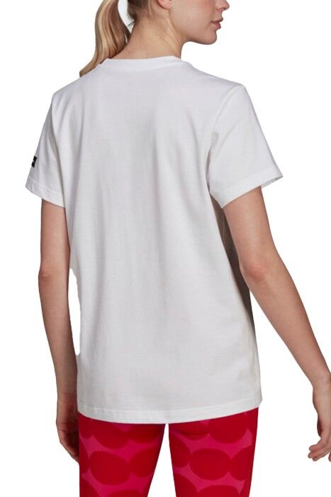 Marimekko Gfx 3 Kadın T-Shirt - GT8821 Beyaz/Kırmızı - 2
