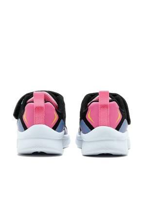 Microspec - Bright Retros Kız Çocuk Spor Ayakkabı - 302348N Siyah/Çoklu - Thumbnail