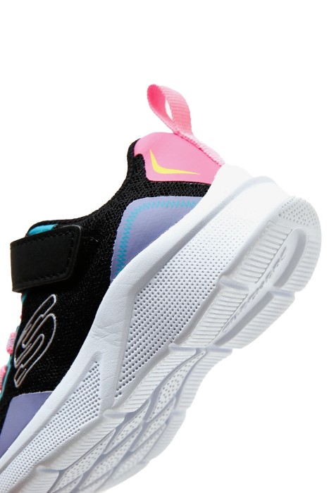 Microspec - Bright Retros Kız Çocuk Spor Ayakkabı - 302348N Siyah/Çoklu