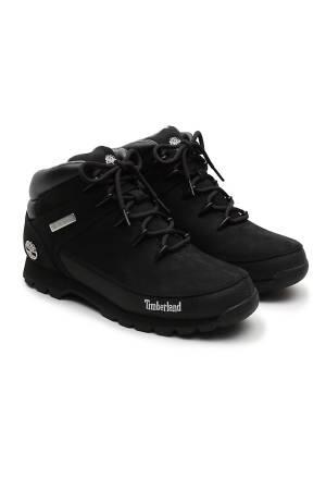 Mid Lace Up Erkek Bot - TB06361R Siyah - Thumbnail