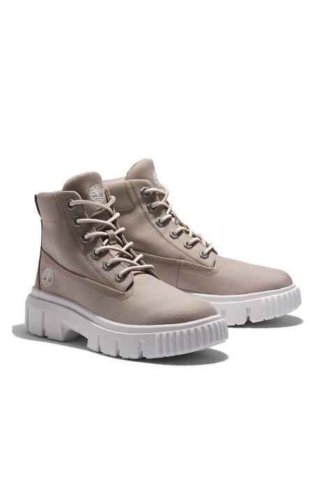 Mid Lace Up Kadın Bot - TB0A2JGD Krem - 4