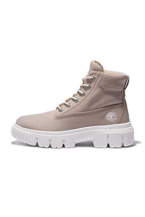 Mid Lace Up Kadın Bot - TB0A2JGD Krem - 8