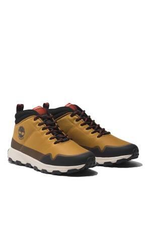 Mid Lace Up Waterproof Hiking Erkek Bot - TB0A62WM Kahverengi - Thumbnail