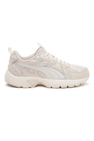 Milenio Tech Suede Erkek Ayakkabı - 393489 Krem - 1