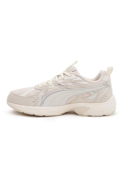 Milenio Tech Suede Erkek Ayakkabı - 393489 Krem - 3