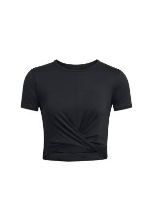 Motion Crossover Kadın Crop T-Shirt - UA-1383647 Siyah - Thumbnail