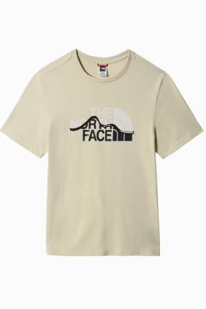 Mountain Line Tee - Eu Erkek T-Shirt - NF00A3G2 Gri - Thumbnail