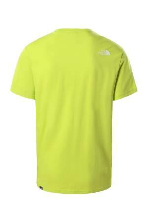 Mountain Line Tee - Eu Erkek T-Shirt - NF00A3G2 Parlak Sarı - 2