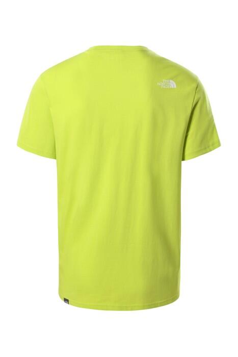 Mountain Line Tee - Eu Erkek T-Shirt - NF00A3G2 Parlak Sarı - 2