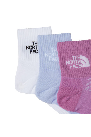 Multı Sport Cush Quarter Sock 3P Unisex Çorap - NF0A882G Beyaz/Pembe - 2