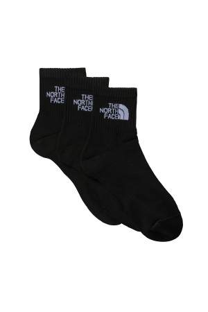 Multı Sport Cush Quarter Sock 3P Unisex Çorap - NF0A882G Siyah - The North Face