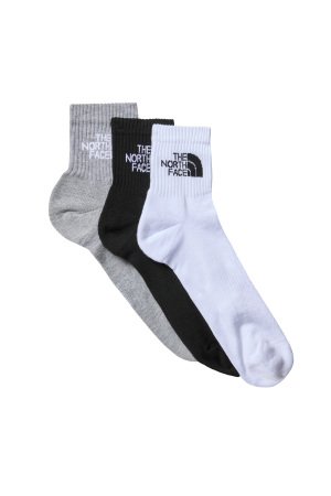 Multı Sport Cush Quarter Sock 3P Unisex Çorap - NF0A882G Siyah - The North Face