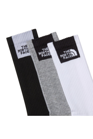 Multı Sport Fıne Box Cush Crew Sock 3P Unisex Çorap - NF0A8EGJ Siyah/Beyaz - 2