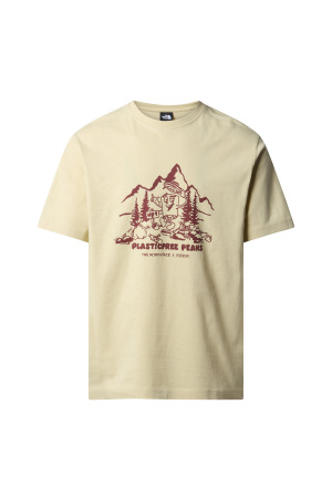 Nature S/S Tee Erkek T-Shirt - NF0A87DX Bej - 1