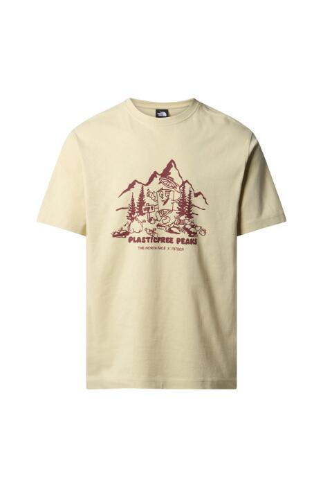 Nature S/S Tee Erkek T-Shirt - NF0A87DX Bej - 1