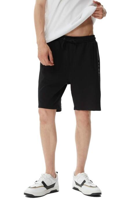 Nautica Baskılı Short - K35703T Siyah