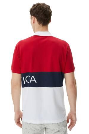 Nautica Classic Erkek Polo T-Shirt - K35504T Kırmızı - Thumbnail