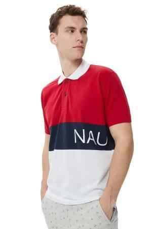 Nautica Classic Erkek Polo T-Shirt - K35504T Kırmızı - Thumbnail