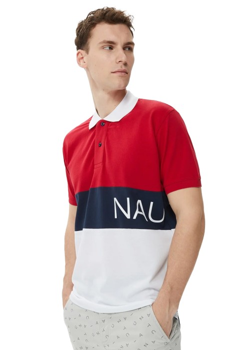 Nautica Classic Erkek Polo T-Shirt - K35504T Kırmızı