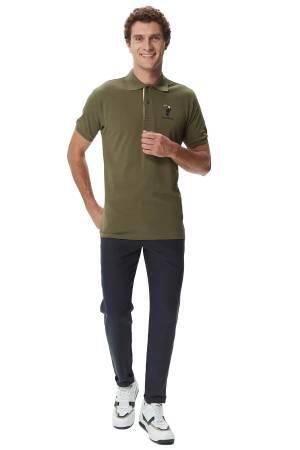 Nautica Classic Erkek Polo Yaka T-Shirt - K35525T Yesıl - Thumbnail