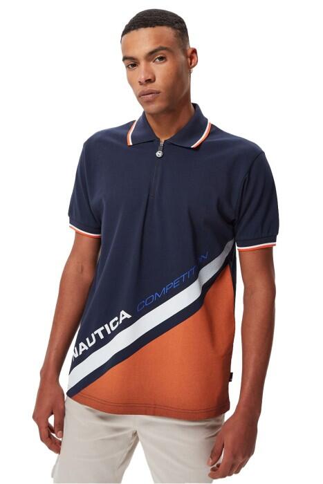 Nautica - Nautica Classic Erkek T-Shirt - K35428T Lacivert