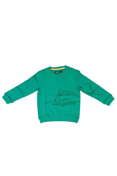 Nautica Erkek Çocuk SweatShirt - KB37262T Yeşil