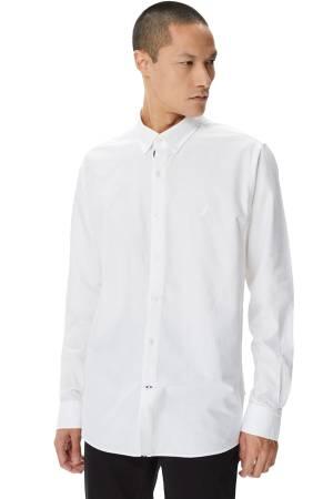 Nautica Erkek Gömlek - W37310T Beyaz - Thumbnail