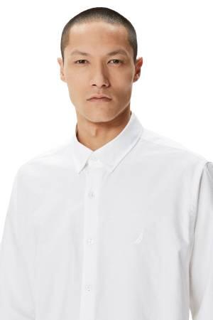 Nautica Erkek Gömlek - W37310T Beyaz - Thumbnail