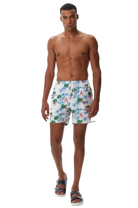 Nautica Erkek Mayo Short - T35223T Beyaz