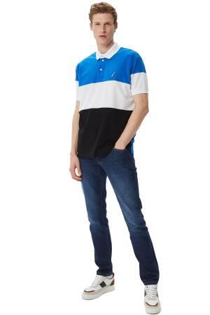 Nautica Erkek Pola Yaka T-Shirt - K35505T Lacivert - Thumbnail