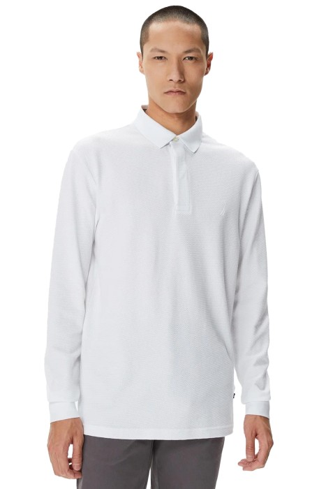 Nautica Erkek Polo T-Shirt - K37015T Beyaz