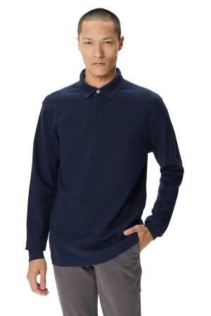 Nautica Erkek Polo T-Shirt - K37015T Lacivert - Thumbnail