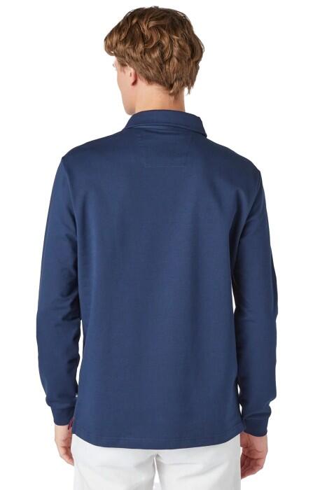 Nautica Erkek Polo Sweatshirt - K37500T Lacivert