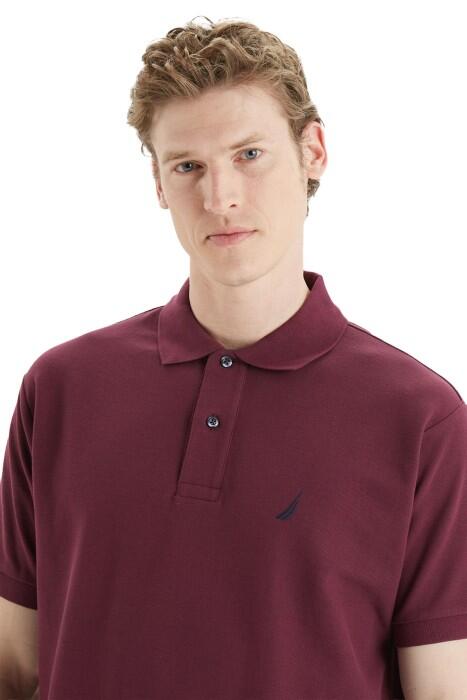 Nautica Erkek Polo Yaka T-Shirt - K35000T Bordo