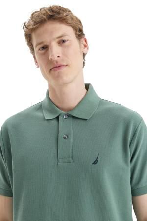 Nautica Erkek Polo Yaka T-Shirt - K35000T Haki - Thumbnail