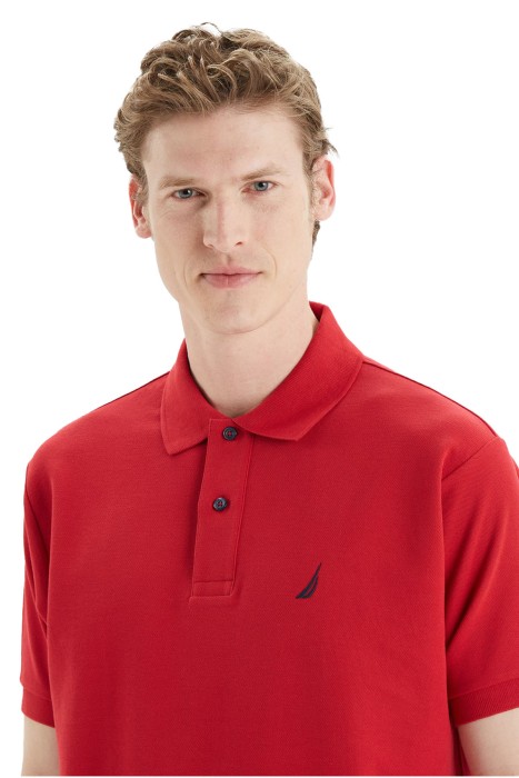 Nautica Erkek Polo Yaka T-Shirt - K35000T Kırmızı