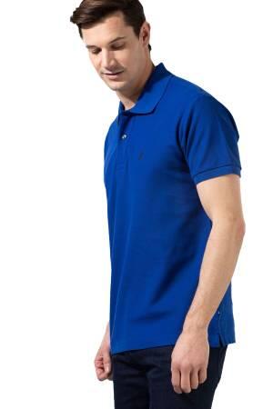 Nautica Erkek Polo Yaka T-Shirt - K35000T Saks Mavisi - Thumbnail