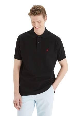 Nautica Erkek Polo Yaka T-Shirt - K35000T Siyah - Thumbnail