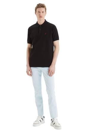 Nautica Erkek Polo Yaka T-Shirt - K35000T Siyah - Thumbnail