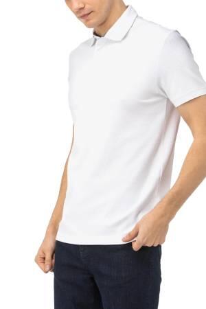 Nautica Erkek Polo Yaka T-Shirt - K35052T Beyaz - Thumbnail