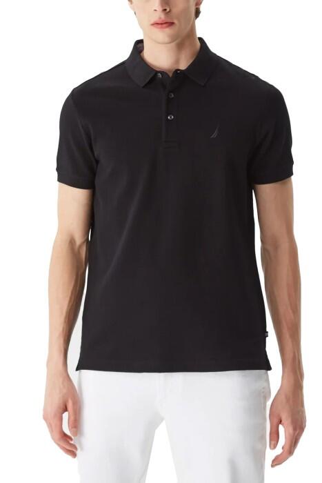 Nautica Erkek Polo Yaka T-Shirt - K35052T Siyah