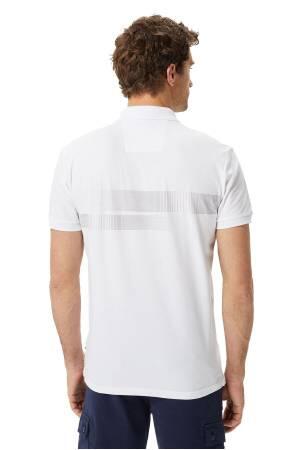 Nautica Erkek Polo Yaka T-Shirt - K35431T Beyaz - Thumbnail