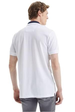 Nautica Erkek Polo Yaka T-Shirt - K35509T Beyaz - Thumbnail