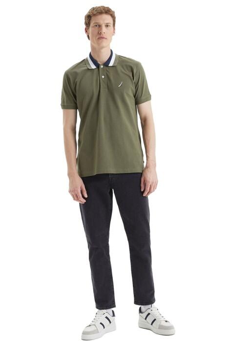 Nautica Erkek Polo Yaka T-Shirt - K35509T Haki