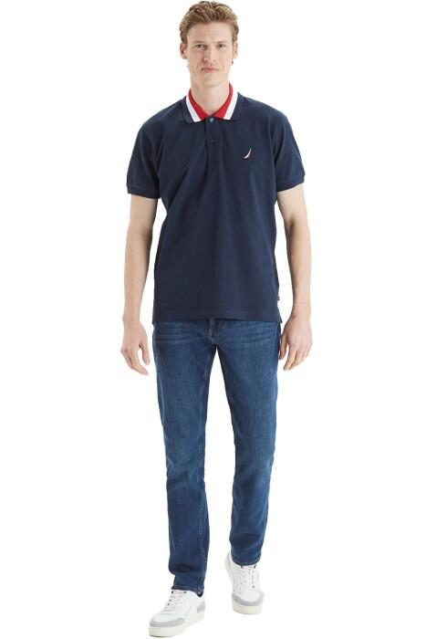 Nautica Erkek Polo Yaka T-Shirt - K35509T Lacivert