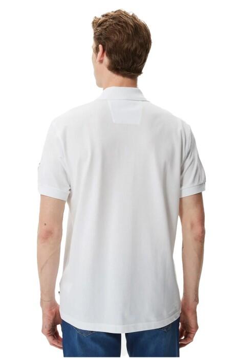 Nautica Erkek Polo Yaka T-Shirt - K35510T Beyaz