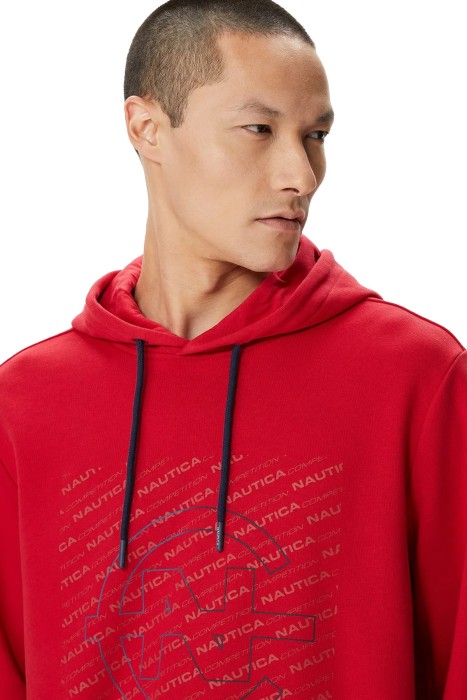 Nautica Erkek SweatShirt - K37205T Kırmızı