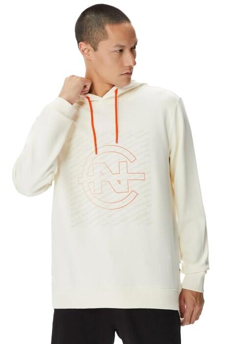 Nautica - Nautica Erkek SweatShirt - K37205T Krem